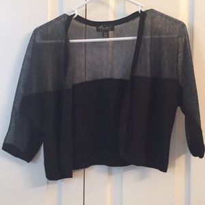 Thalia Sodi Black shrug balero jacket